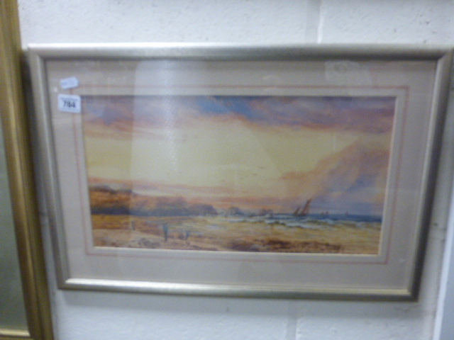 Watercolour - Marine painting by S Walton, dated 1918