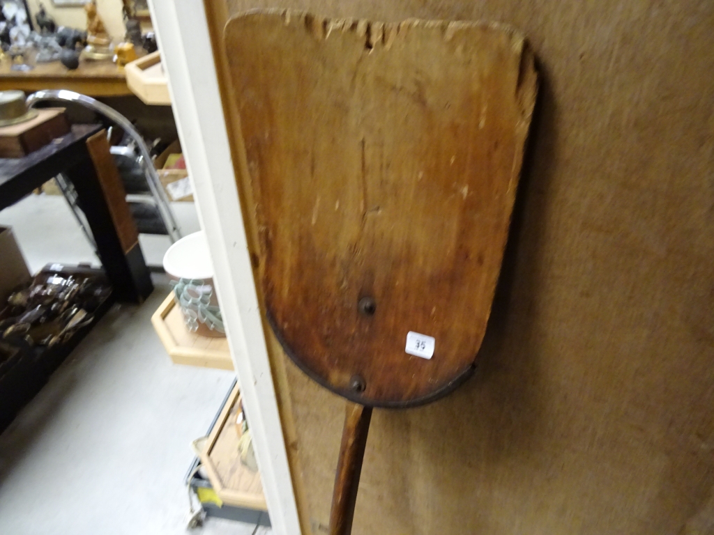 Vintage Wooden Bread Paddle, 4'6" approx.