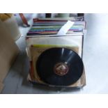 Vinyl - LPs and 78s - A collection of over 30 LPs with some 78s covering various genres from rock