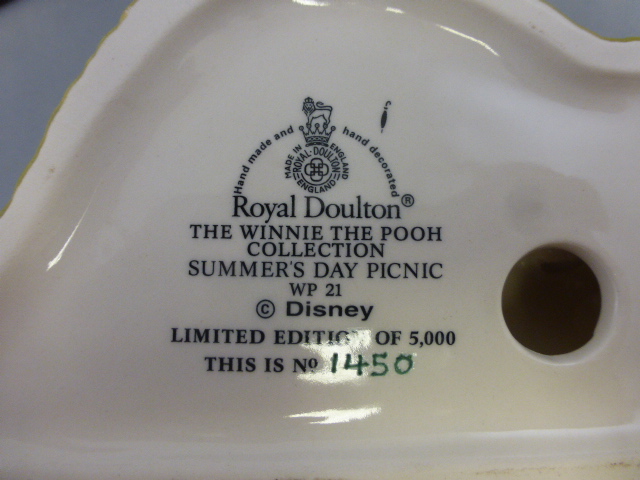 A Royal Doulton Winnie the pooh figure, Summer's Day picnic, boxed - Image 2 of 2