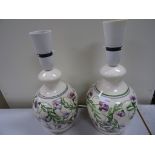 Pair of Rye ' Cinque Ports ' Pottery lamps