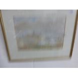 Framed & glazed Charles Cheston Durham watercolour