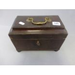 Georgian Mahogany Tea Caddy