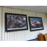 Formula One interest, circa 2004, a BMW Williams team poster and a pair of Toyota team posters (3)