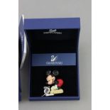 Boxed Swarovski Mickey Mouse brooch, 003148366718