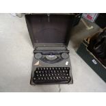 A 1950's Hermes baby typewriter