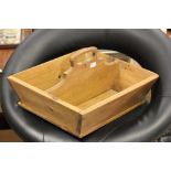 Pine Cutlery Tray