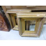 Pair of gilt picture frames