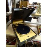 Vintage Portable Gramophone