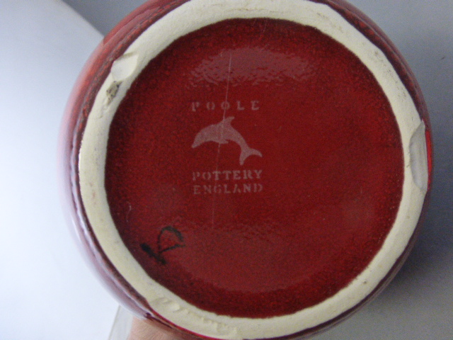 A decorative Poole pottery vase, printed marks - Image 2 of 2