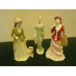 3 x Royal Doulton Figurines, Sarah HN3826, Sally HN3383 and Lorna HN2111