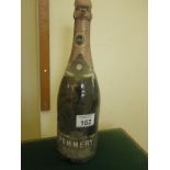 Single bottle of 1943 Pommery label in good condition