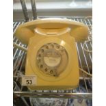 Cream retro telephone model 746F