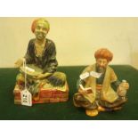 Royal Doulton figurines, Omar Khayyam, HN2247 c1982 and Mendicant HN1365, both figures depicting