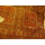Good quality antique style floor rug, 6' wide x 10' long approx