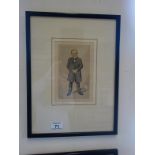 Collection of 3 x framed Spy prints, Sir William Cooks, Randolph Birchow, Louis Basteur,