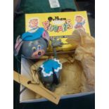 Pelham Puppets, a boxed model A9 Mouse and a boxed model A3 Baby Dragon