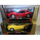 Collection of die cast 18th scale racing car collectors toys, un-used and in original condition by