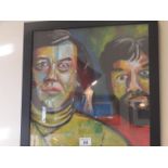 Oil painting on board Mulligan & O'Hare by Vic Reeves est 300-500