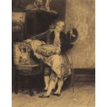 A. Lalauze after R. GOUBIE L. Richeton after G. BOLDINI Two black & white engravings ‘The