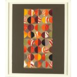 Lydia SPURRIER-DAWES (b.1961) Collage & wood cut print ‘Heat of the Sun’ Inscribed to verso Signed &