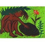 * Eileen COOPER (b.1953), Limited edition woodcut, 'Homecoming', Inscribed, signed, dated 1992 &