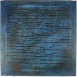 * Clive WILLIAMS (1944-2015), Oil on canvas on box stretcher, 'Time Lines', Inscribed & signed to