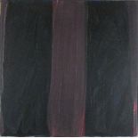 * Michael FINN (1921-2002), Abstract oil on canvas, 'Purple Vertical' (on black), Signed & dated