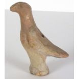 A North African Ceramic Votive Bird figurine, 2nd / 3rd century BC, 4.25" high (10.8cm)