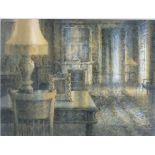 * Pauline FAZAKERLEY (b.1934), Watercolour, 'Quiet Interior', Inscribed on label to verso, 10.25"