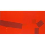 Peter J. McCULLOCH (1926-?), Screenprint, 'Red' - abstract, Inscribed, Signed in pencil & dated