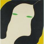 * Philip SUTTON (b.1928), Coloured screenprint, Woman's head with green eyes, Artist's Proof, Signed