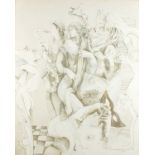 * Jurgen GORG (b.1951), Lithograph, 'Maske', Numbered 178/180, Signed in pencil & dated 1986, 29"