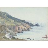 * Samuel John Lamorna BIRCH (1869-1955), Watercolour, Lamorna Cove & Carn Dhu, Signed & dated
