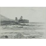 Tina DAY, Two pencil drawings, Farstead in a Cornish landscape; & Incoming tide on the Cornish