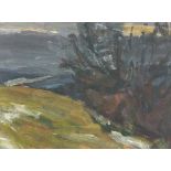 * Lucy HARWOOD (1893-1972), Oil on board, Stream in a woodland landscape, Signed to verso, 8" x