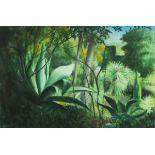 Cecil RILEY (1917-2015), Pastel, Abbey Gardens Tresco, Inscribed to verso, Signed & dated 1995, 15.