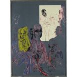 * Feliks TOPOLSKI (1907-1989), Limited edition lithograph in colours, 'Mayfair', 25" x 18" (63.5cm x
