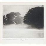 * Norman ACKROYD (b.1938), Limited edition monochrome etching, 'Windrush Water', Signed & dated (