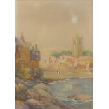 * Arthur WHITE (1865-1953), Watercolour, St Ives, Signed, 14" x 10" (35.6cm x 25.4cm)