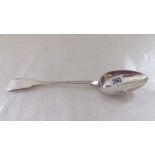 Georgian fiddle pattern basting spoon Lon 1825 by IH 120g