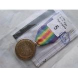 WWI Medal 161774 DVR  R Rigby  RE