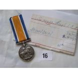 WWI Medal 37072  SJT W Johnson Highland Light Infantry