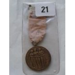 National Savings Medal and an Exeter Oratoria Society Medal