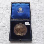 An Edward 1902 Coronation Medal in fitted case