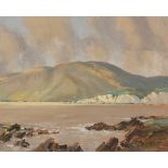 George K. Gillespie RUA (1924-1995) ACHILL ISLAND, COUNTY MAYO oil on board signed lower right;