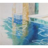 David Hockney RA (British, b.1937) POOL, 1976 offset lithographic print signed in blue ink lower