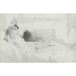 Tom Carr HRHA HRUA ARWS (1909-1999) NUDE watercolour signed lower right 8 x 12½in. (20.32 x 31¾cm)