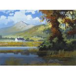 John Francis Skelton (b.1954) HOLY MOUNTAIN, SACRED SHADE [CROAGH PATRICK, COUNTY MAYO] oil on