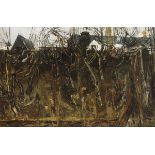 Basil Blackshaw HRHA RUA (b.1932) THE OLD ORCHARD, 1956 oil on canvas inscribed on Arts Council of